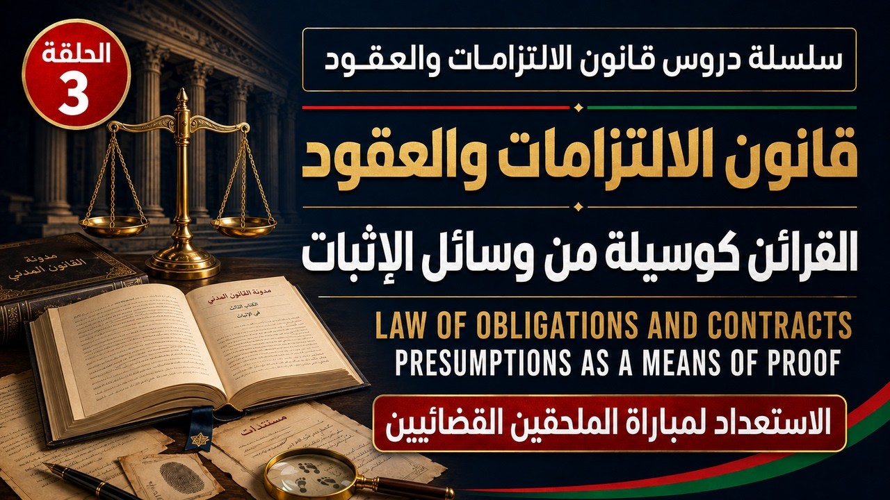 فيديو: كيف يعتمد القضاء على القرائن القانونية والقضائية لإثبات الالتزامات؟